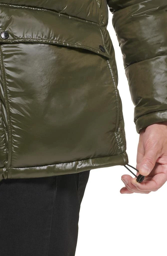 商品GUESS|Faux Fur Trim Hooded Puffer Jacket,价格¥751,第3张图片详细描述