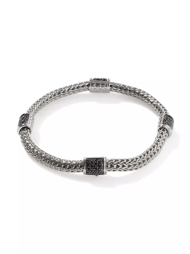 商品John Hardy|Classic Chain Sterling Silver & Black Sapphire Bracelet,价格¥8955,第5张图片详细描述