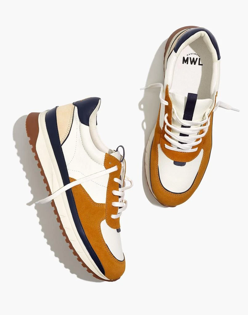 商品Madewell|Kickoff Trainer Sneakers in Leather and Suede,价格¥618,第5张图片详细描述