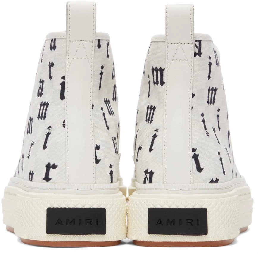 商品AMIRI|White English Court Hi Sneakers,价格¥2453,第2张图片详细描述