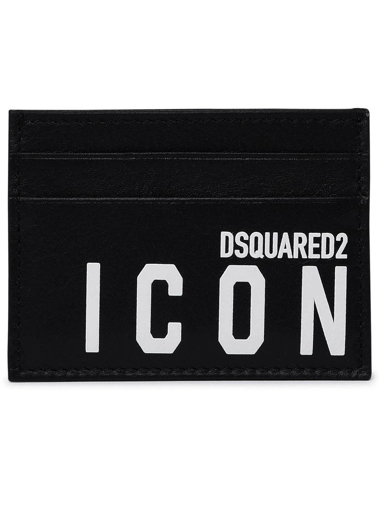 商品DSQUARED2|LEATHER ICON CARD HOLDER,价格¥886,第1张图片