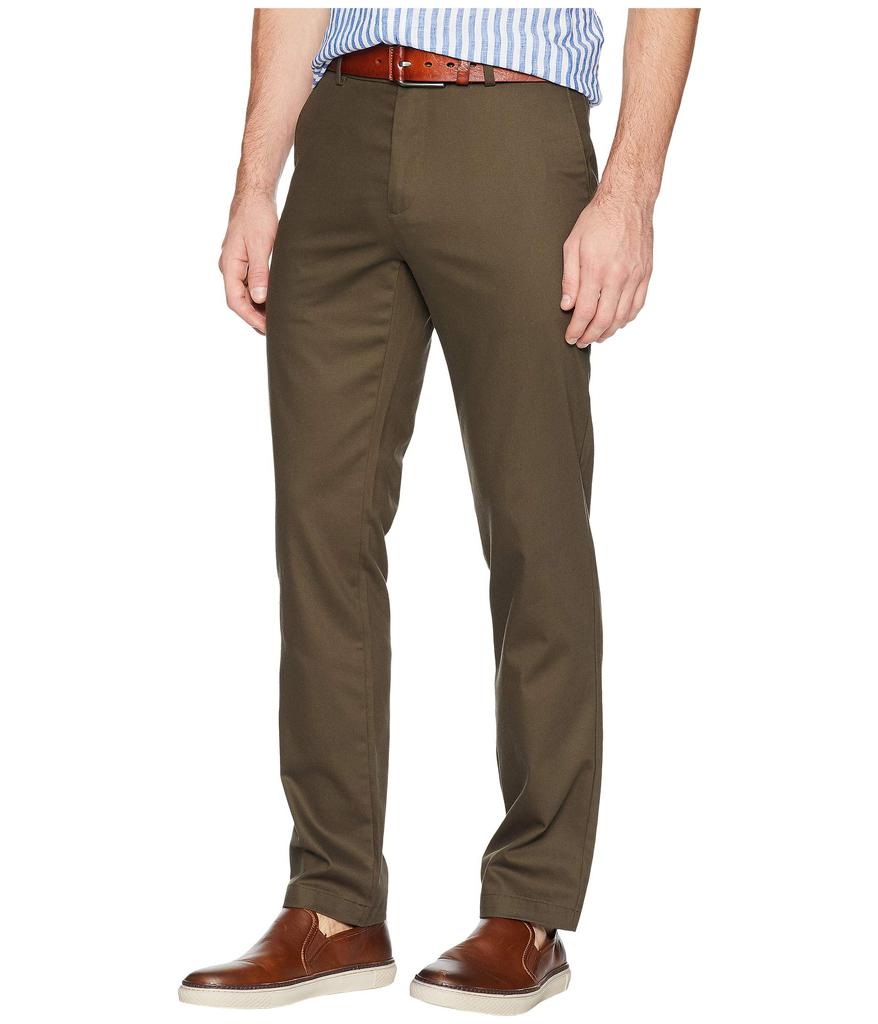 Slim Tapered Signature Khaki Lux Cotton Stretch Pants - Creaseless商品第2张图片规格展示