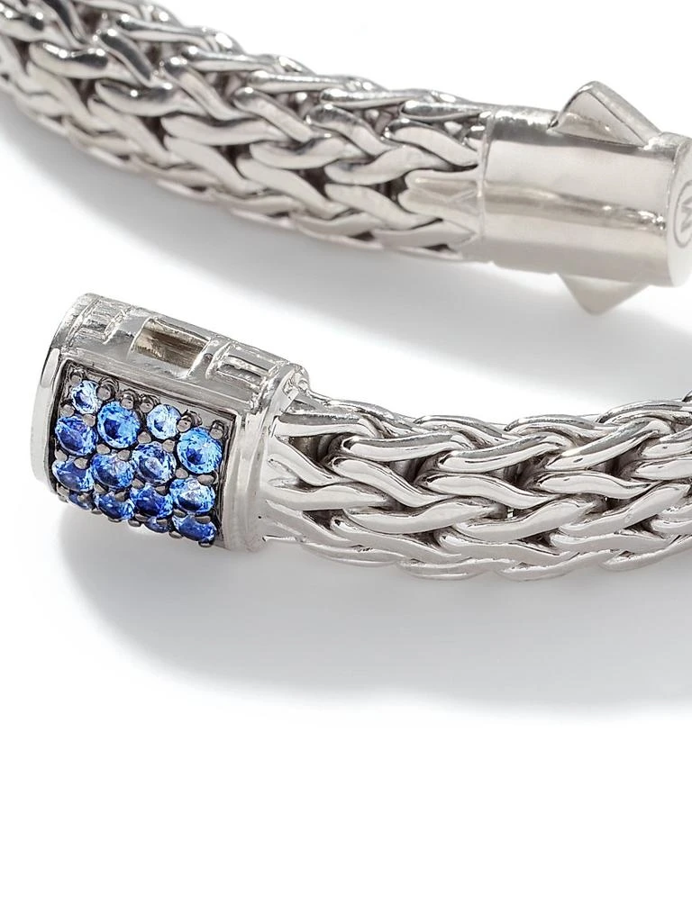 Classic Chain Gemstone &amp; Sterling Silver Medium Bracelet 商品