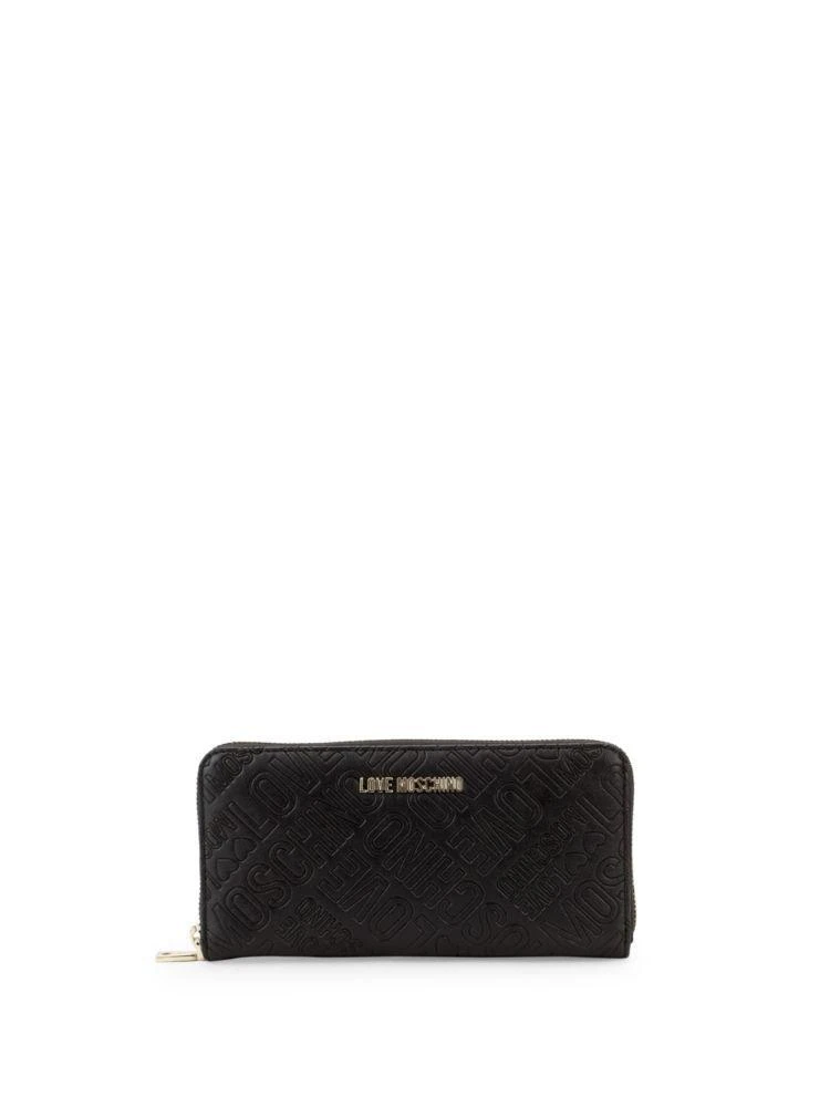 商品Moschino|Leather Logo Wallet,价格¥551,第1张图片