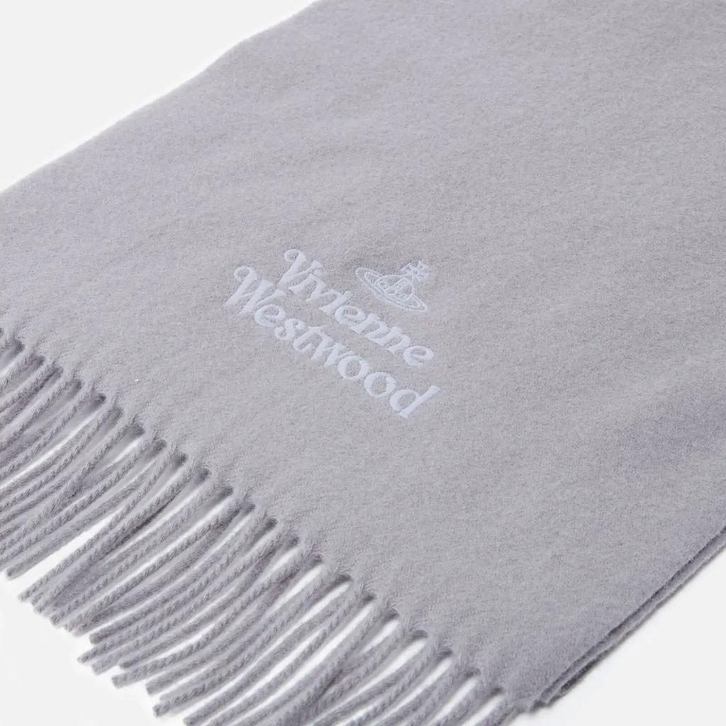 商品Vivienne Westwood|Vivienne Westwood Embroidered Logo Wool Scarf,价格¥749,第5张图片详细描述