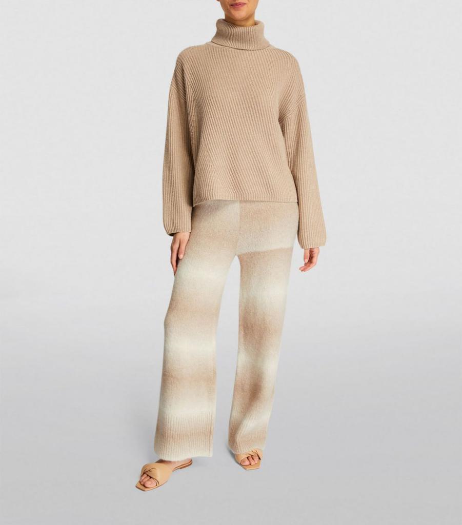 Alpaca-Blend Patterned Trousers商品第2张图片规格展示