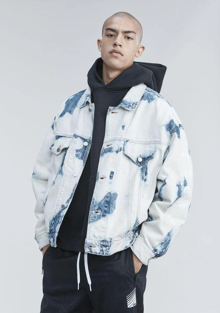 商品Alexander Wang|BLEACHED DENIM JACKET,价格¥2064,第4张图片详细描述