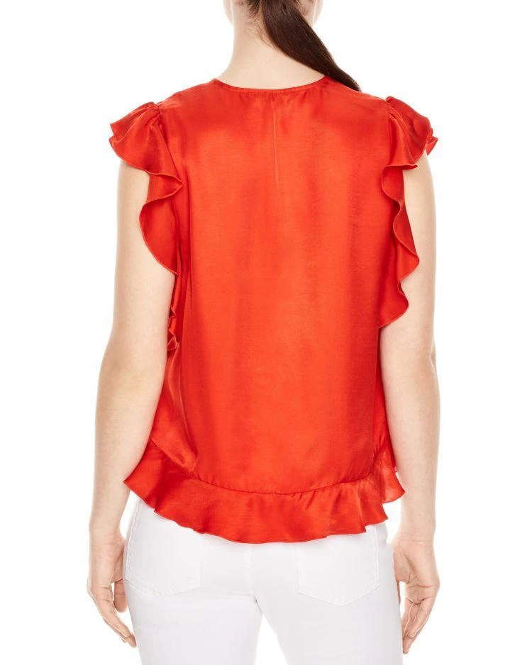 商品Sandro|Venice Ruffled Top,价格¥936,第2张图片详细描述