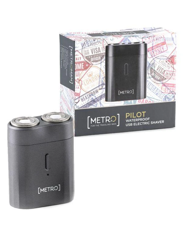 商品MetroMan|Pilot Waterproof USB Electric Shaver,价格¥397,第3张图片详细描述