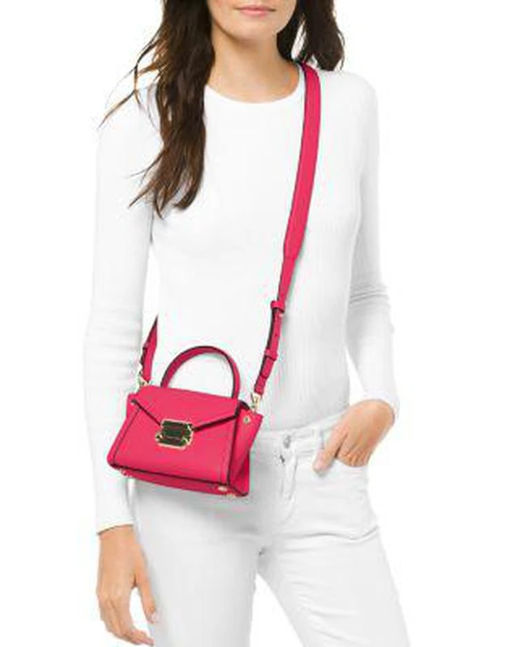 商品Michael Kors|Michael Kors Whitney Mini Leather Messenger ,价格¥710,第2张图片详细描述