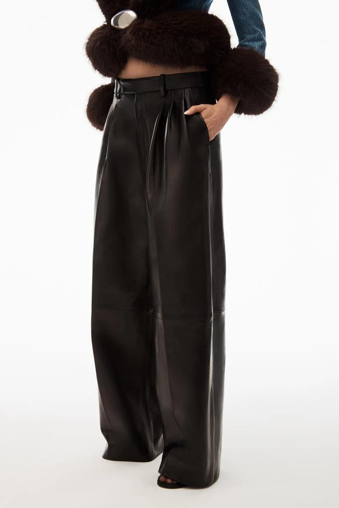商品Alexander Wang|Tailored Trouser In Buttery Leather,价格¥6143,第4张图片详细描述