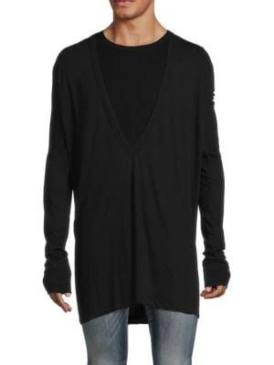 商品Rick Owens|Knit Longline Tee,价格¥2074,第1张图片
