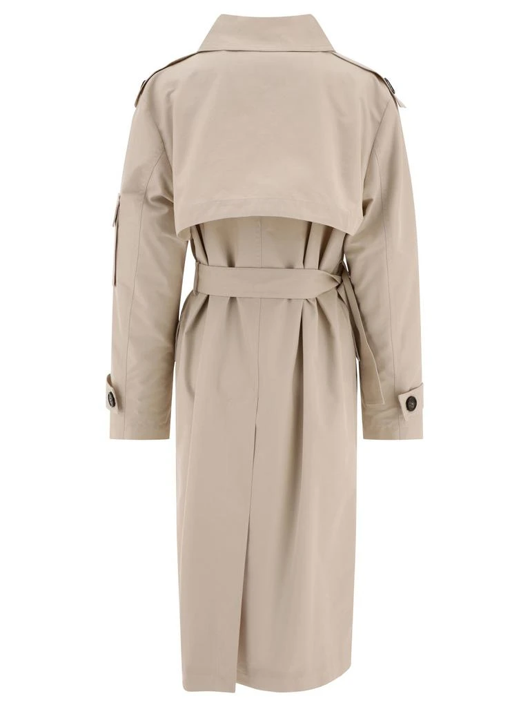 商品PINKO|Trench Coat In Technical Gabardine Coats Beige,价格¥4541,第2张图片详细描述