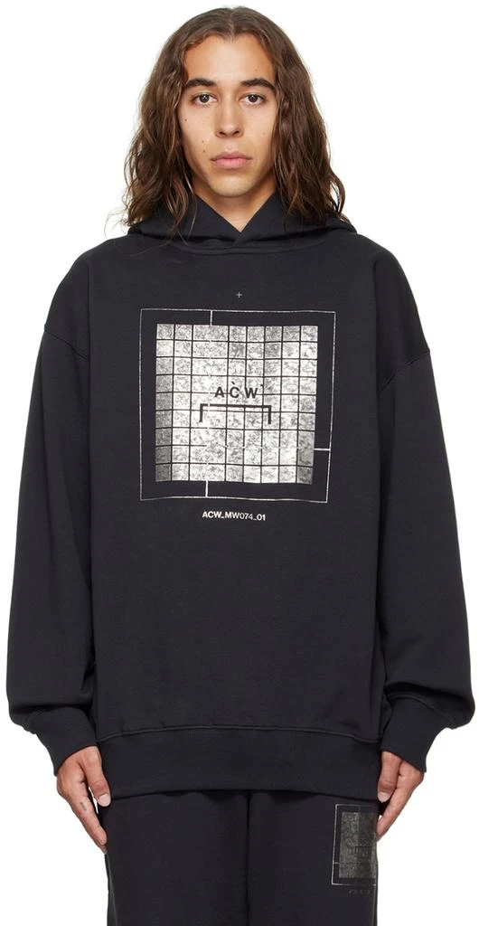 商品A-COLD-WALL*|Black Foil Grid Hoodie,价格¥1229,第1张图片