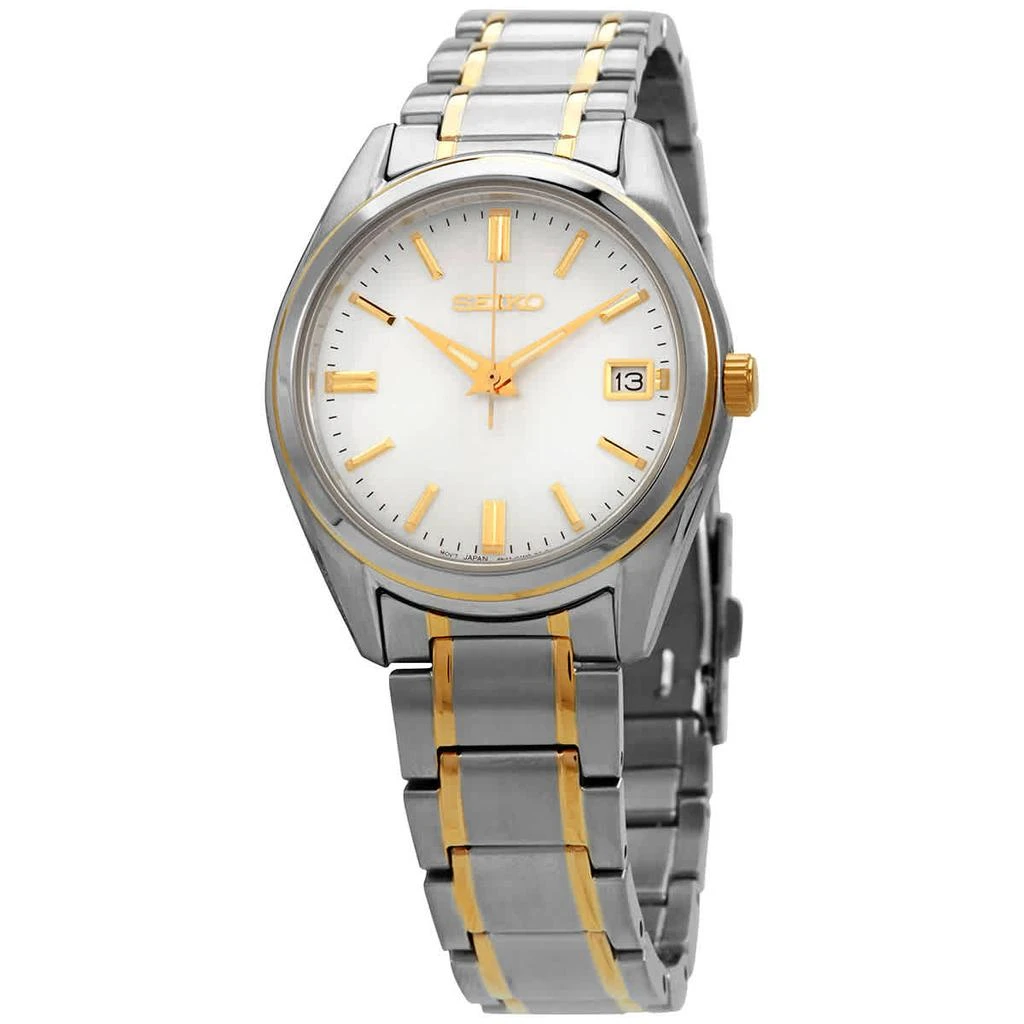商品Seiko|Seiko Quartz White Dial Unisex Watch SUR320P1,价格¥963,第1张图片