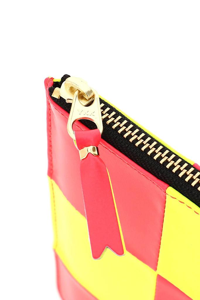 FLUO SQUARES LEATHER POUCH商品第3张图片规格展示