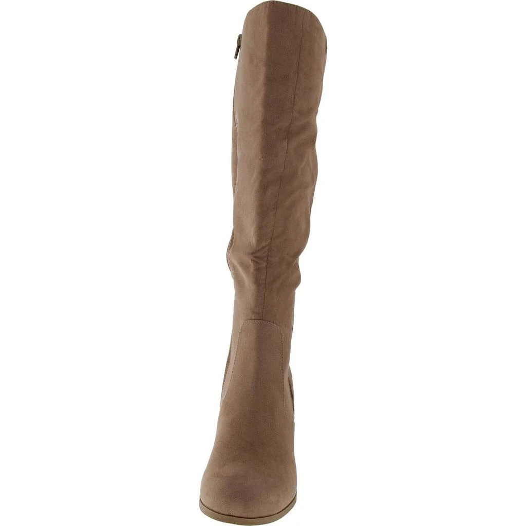 Style & Co. Womens Addyy Microsuede Pull On Knee-High Boots 商品