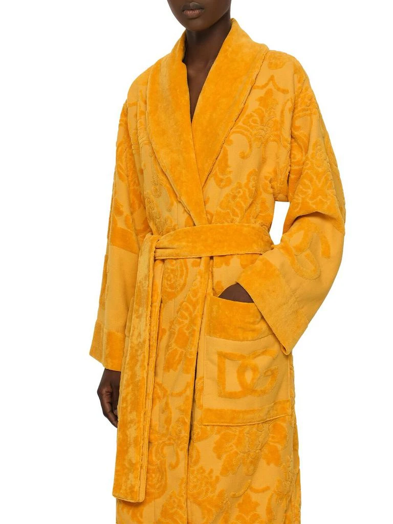 商品Dolce & Gabbana|Cotton Jacquard Bathrobe,价格¥4938,第3张图片详细描述