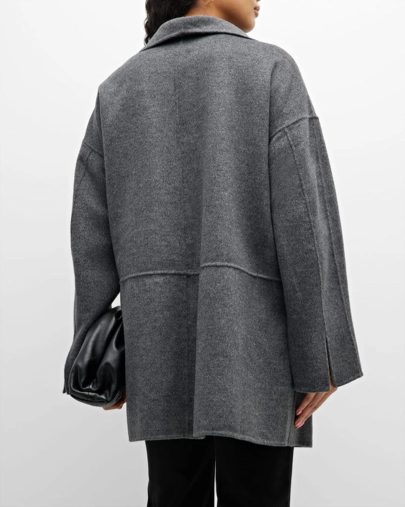 Oversized Double-Breasted Brushed Wool Jacket 商品