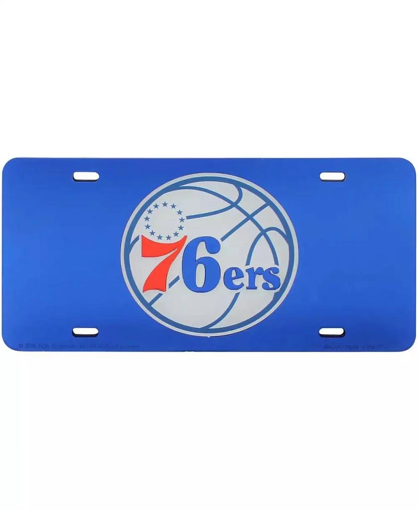 商品Wincraft|Philadelphia 76ers Crystal Mirror License Plate,价格¥186,第1张图片