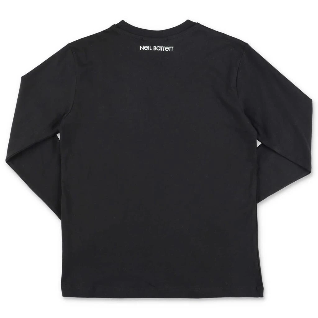 商品Neil Barrett|Neil Barrett T-shirt Nera In Jersey Di Cotone,价格¥629,第2张图片详细描述
