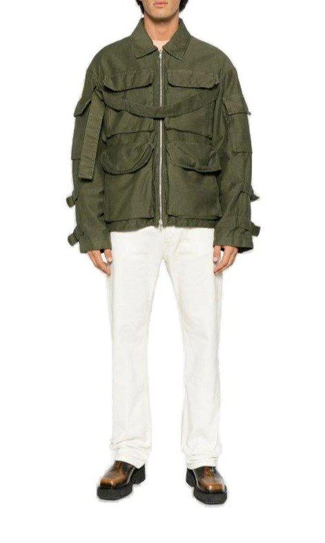 商品Dries Van Noten|Dries Van Noten Zip-Up Padded Jacket,价格¥7902,第4张图片详细描述