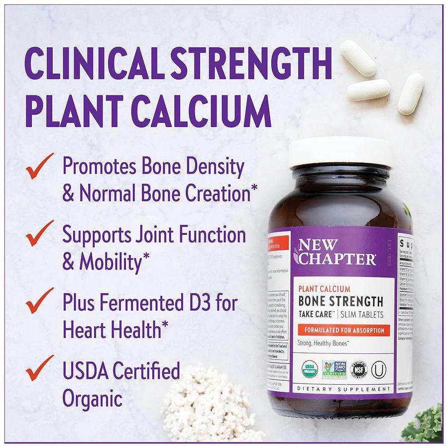 Plant Calcium, Bone Strength Take Care, Slim Tablets 商品
