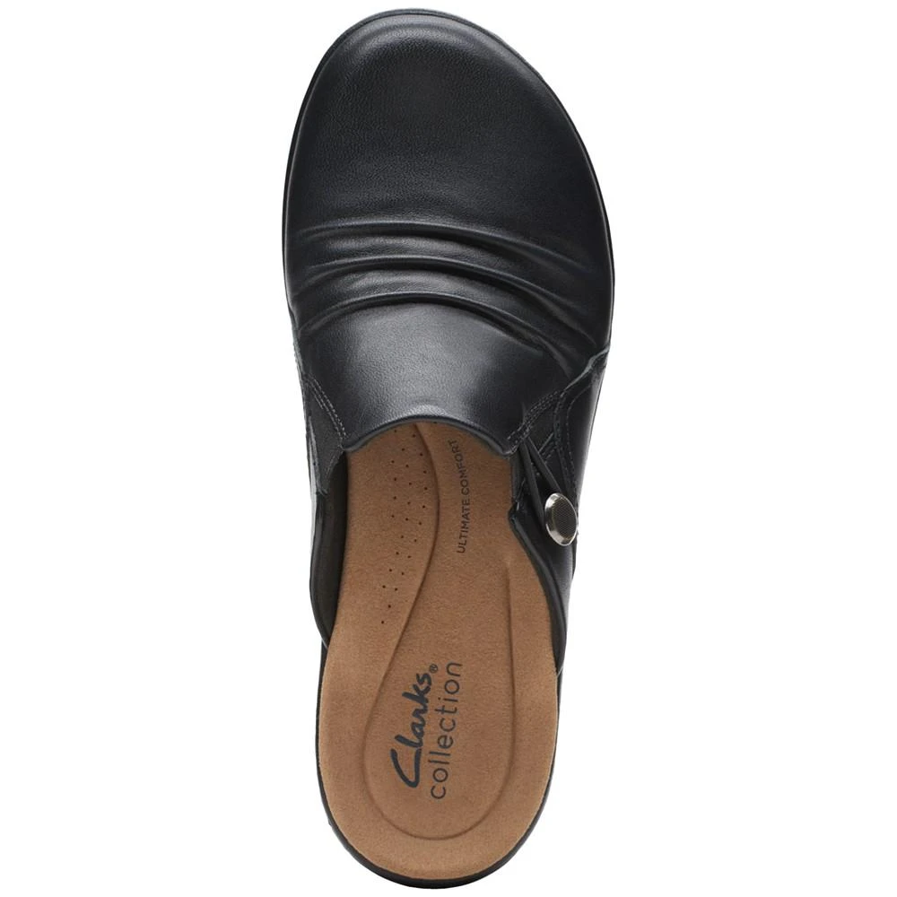 商品Clarks|Women's Laurieann Bay Slip-On Ruched Slide Flats,价格¥404,第4张图片详细描述