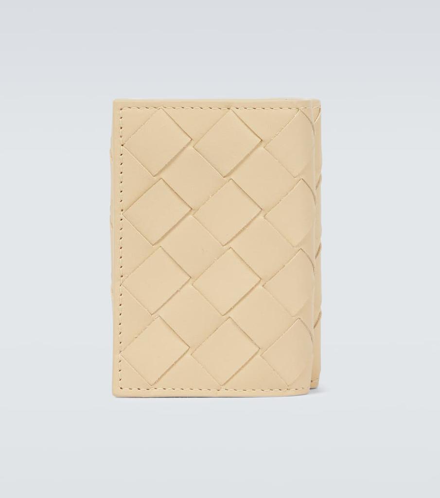 商品Bottega Veneta|编织皮革三折钱包,价格¥4444,第1张图片