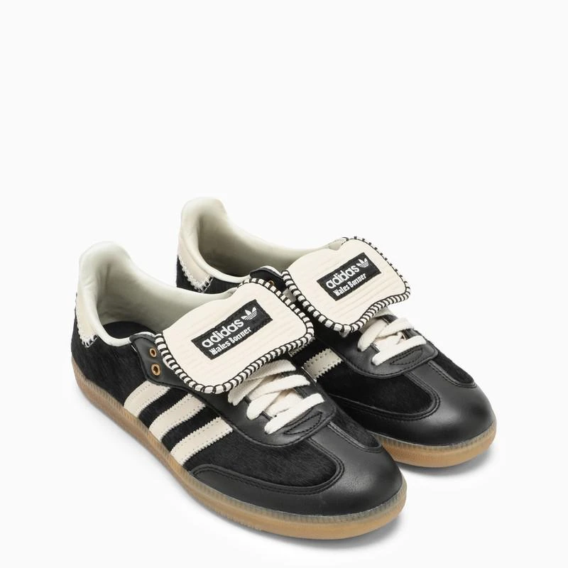 商品Adidas|Black/chalk trainer in calf hair,价格¥1358,第2张图片详细描述