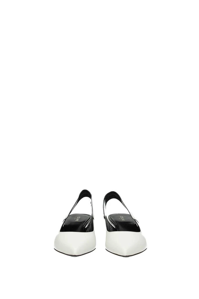 商品Celine|Sandals sharp Leather White,价格¥1848,第3张图片详细描述