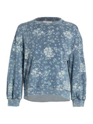 Floral Cotton Sweatshirt商品第6张图片规格展示