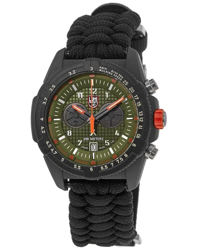 商品Luminox|Luminox Land Bear Grylls Limited Edition Green Dial Nylon Strap Men's Watch XB.3797.KM,价格¥3085,第1张图片
