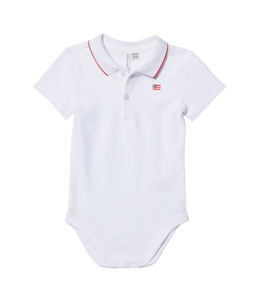 商品Janie and Jack|Flag Polo Bodysuit (Infant),价格¥95,第1张图片