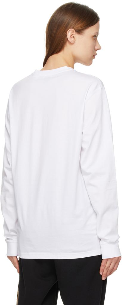 White Monogram Atherton Long Sleeve T-Shirt商品第3张图片规格展示