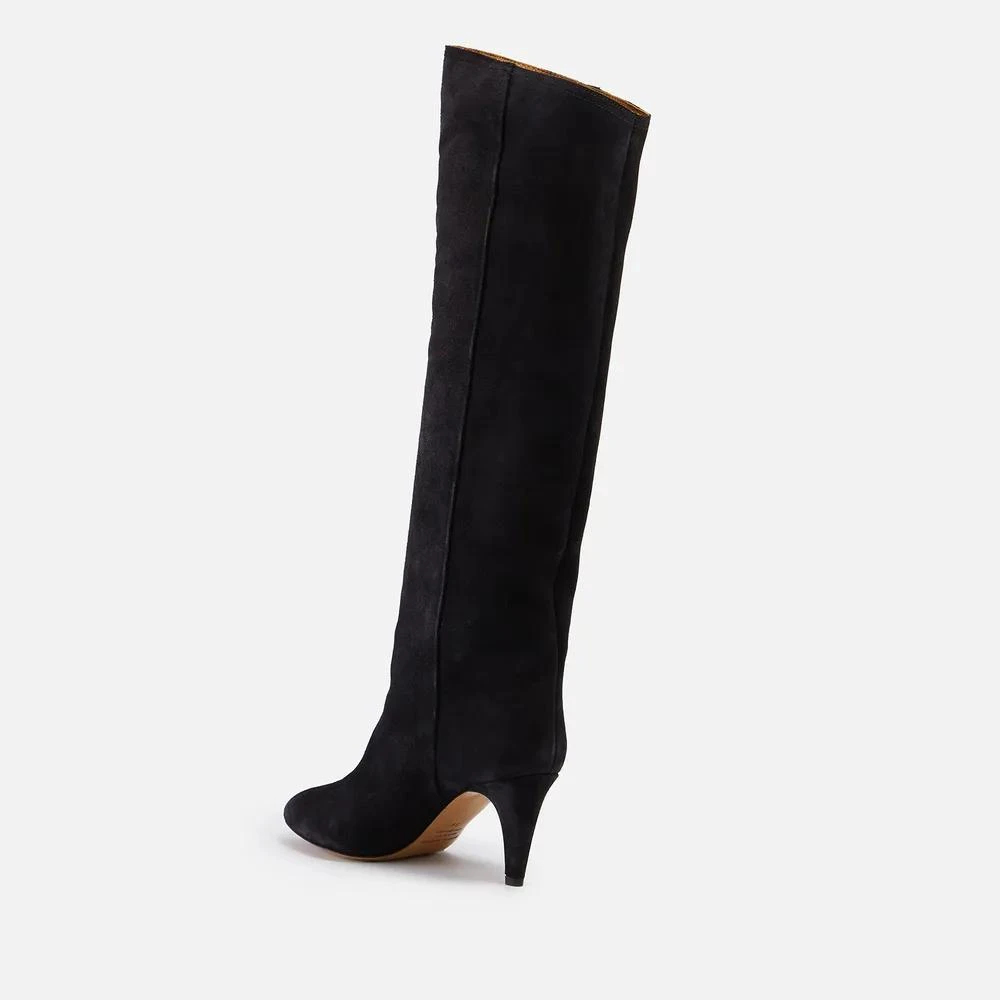 商品Isabel Marant|Isabel Marant Lispa Suede Heeled Knee Boots,价格¥4079,第3张图片详细描述