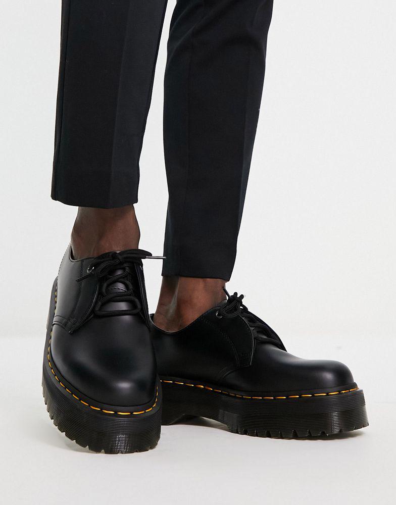 Dr Martens Jarrick Lo 3 Tie Shoes Black Smooth商品第4张图片规格展示