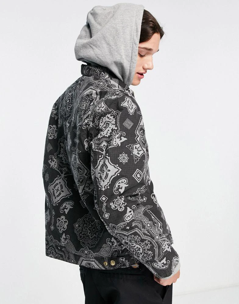 商品Carhartt WIP|Carhartt WIP Detroit paisley jacket in black,价格¥890,第2张图片详细描述