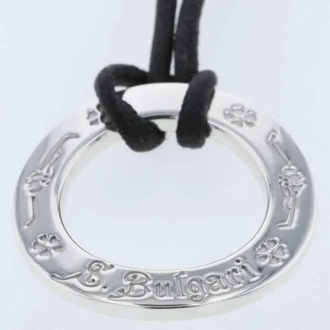 商品BVLGARI|Bvlgari Save The Children Sterling Silver Disc Cord Pendant Necklace,价格¥1453,第2张图片详细描述