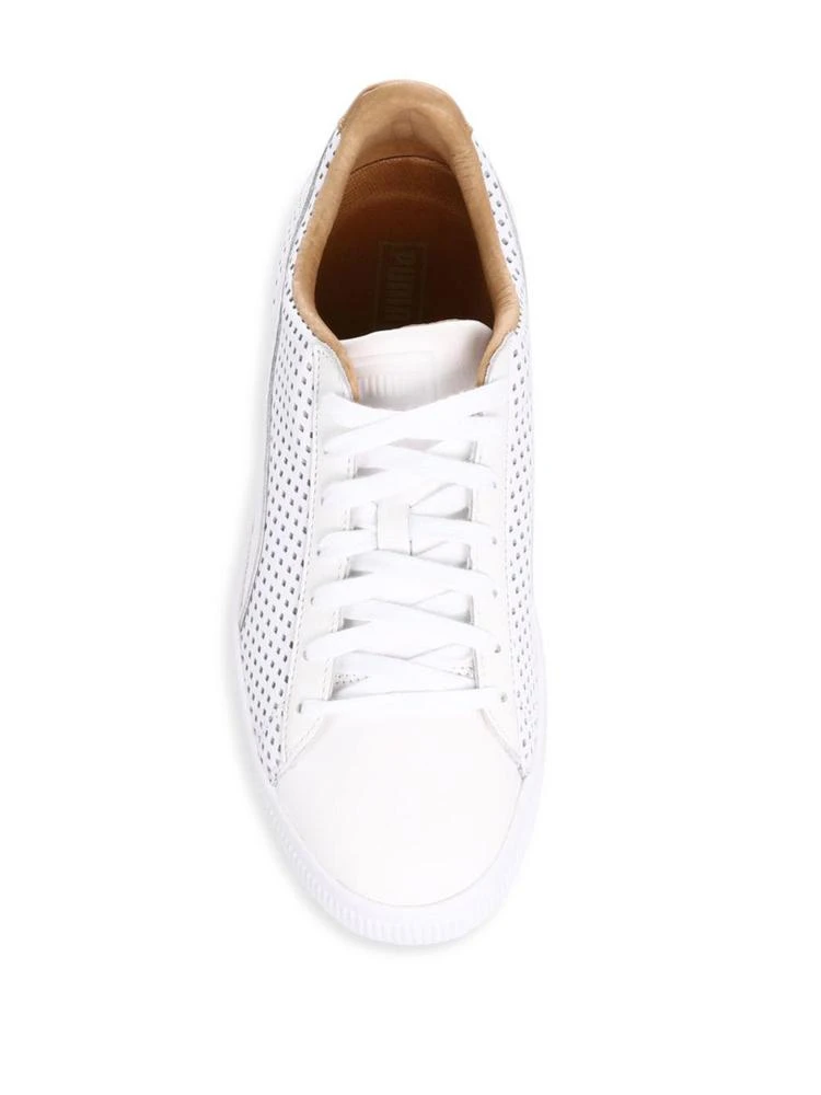 商品Puma|Clyde Colorblock Leather Sneakers,价格¥405,第4张图片详细描述