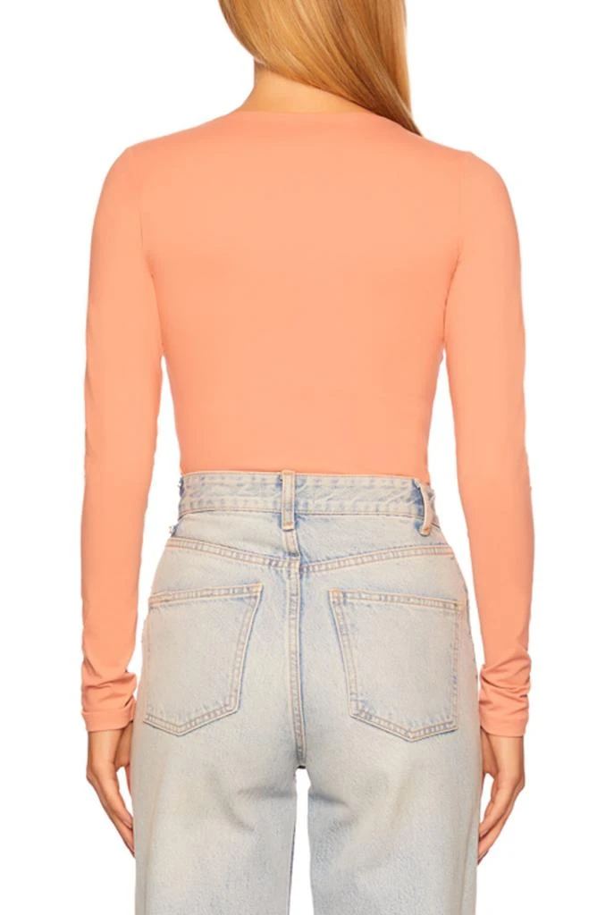商品Susana Monaco|Long Sleeve V-Neck Top,价格¥487,第2张图片详细描述