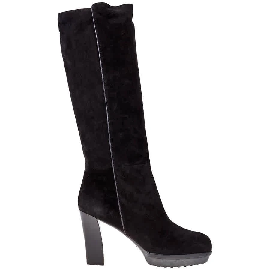 商品Tod's|Ladies Knee High in Black,价格¥1659,第1张图片