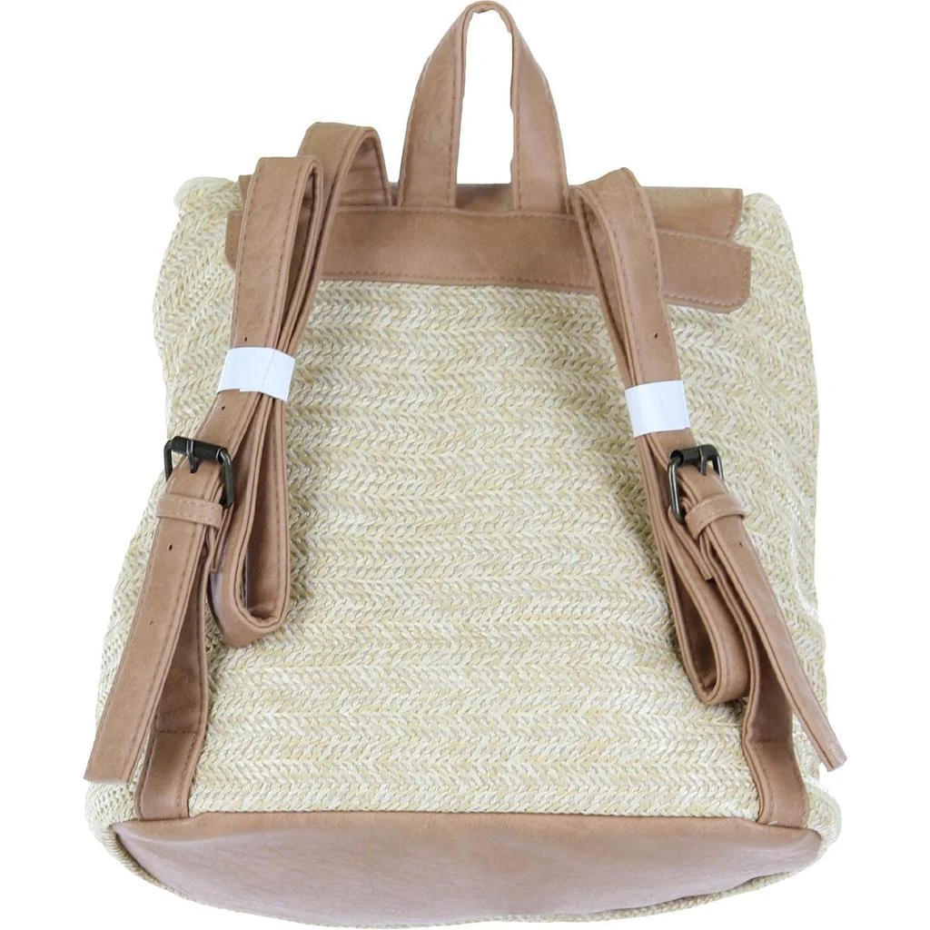商品Roxy|Roxy Womens Party Waves Faux Leather Straw Backpack,价格¥282,第2张图片详细描述