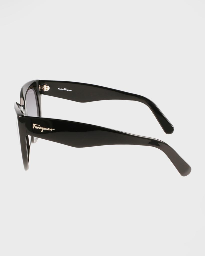 Classic Logo Acetate Cat-Eye Sunglasses商品第4张图片规格展示