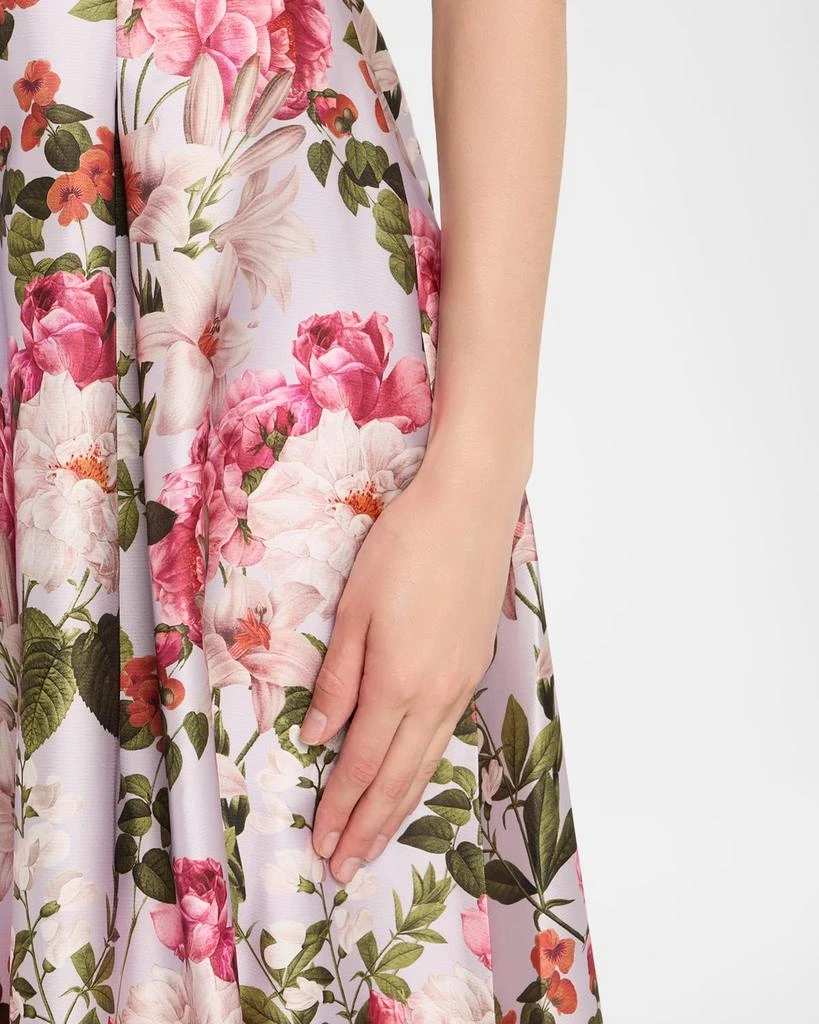商品Sachin & Babi Noir|Giovanna Strapless Pleated Floral-Print Gown,价格¥6152,第5张图片详细描述