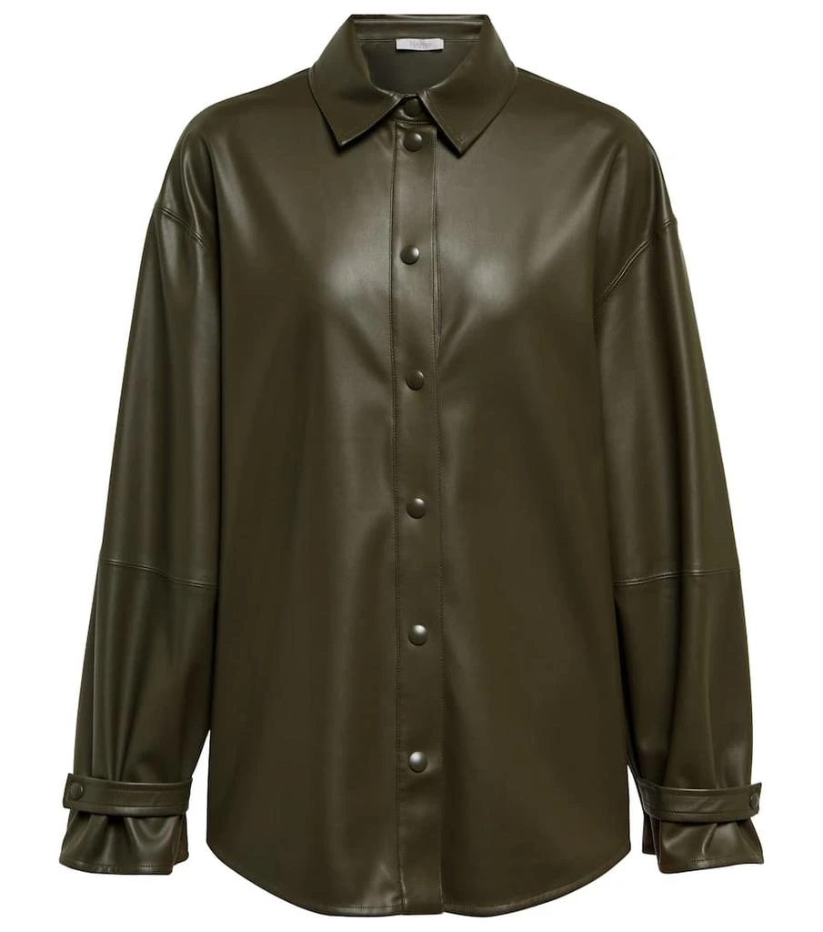 商品Max Mara|Lirica faux leather shirt,价格¥1397,第1张图片