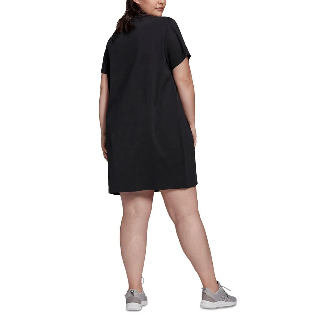 商品Adidas|Plus Size Cotton Badge of Sports T-Shirt Dress,价格¥301,第2张图片详细描述