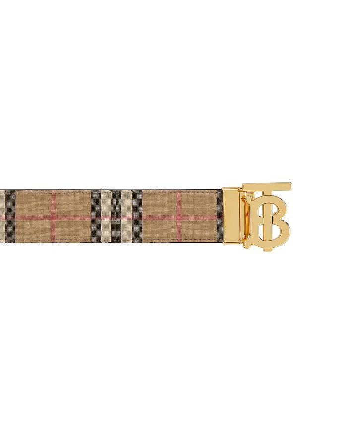 商品Burberry|Men's Reversible Monogram Motif Vintage Check Belt,价格¥3038,第5张图片详细描述