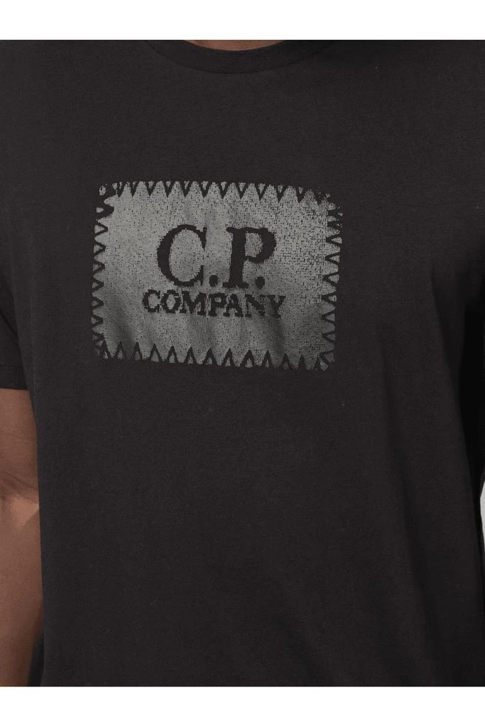 商品CP Company|Branded Cotton T-Shirt,价格¥434,第5张图片详细描述