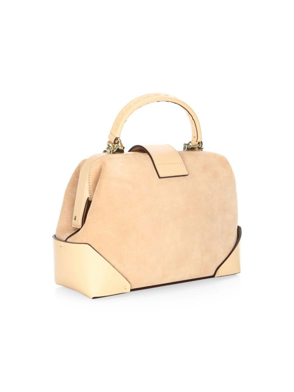 商品Manu Atelier|Frame 麂皮手提斜挎包,价格¥3096,第4张图片详细描述